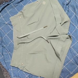 Olive green shorts